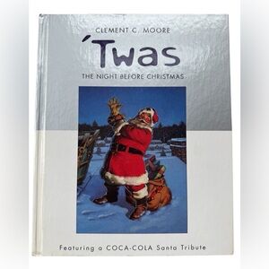 Hallmark Coca Cola Santa 'Twas The Night Before Christmas Book